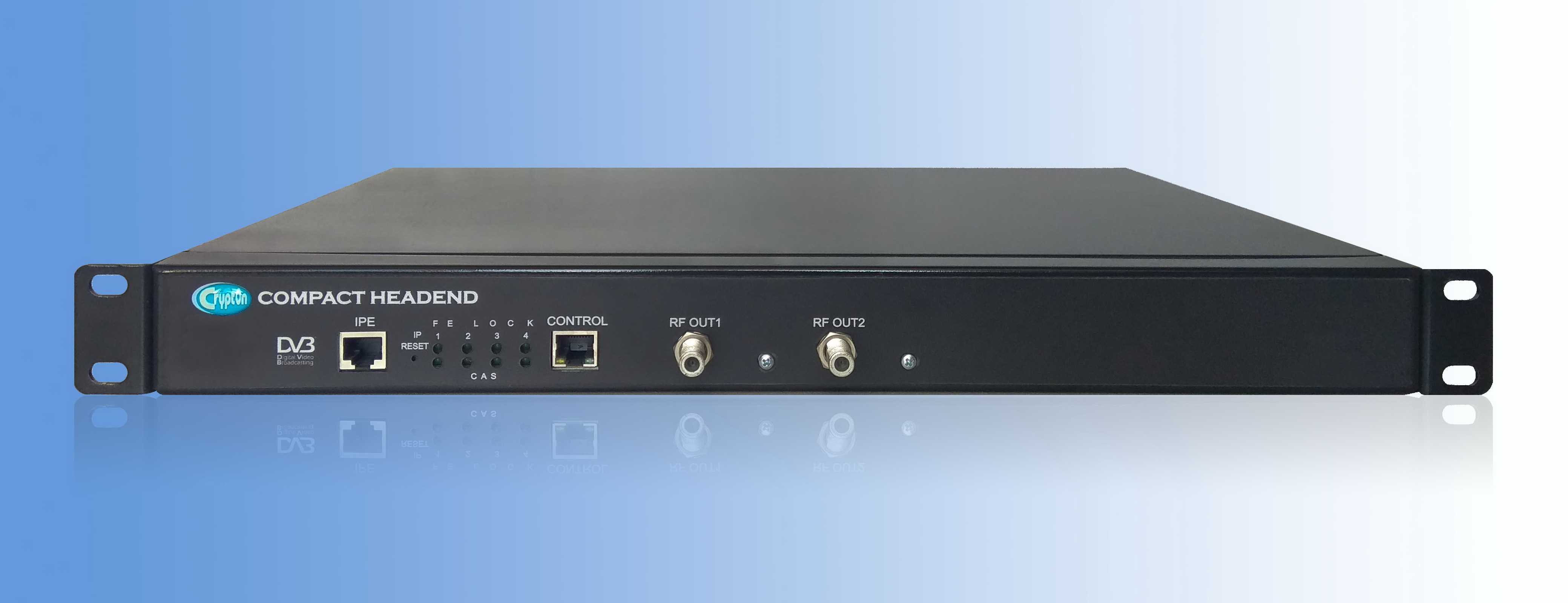 4-канальный скремблер с DVB-C модулятором CRT1041M-C-IP Crypton