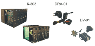 Кодер Crypton К-303, абонетский декодер DV-01 и DRA-01
